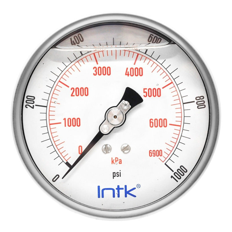 Manometer for Hydraulic and Pneumatic process 6900 Kpa, 4 PLG