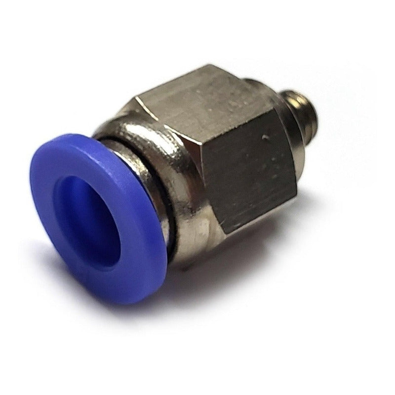 10 Pz De Conector/racor Rápido Neumático Recto M5 X 6mm