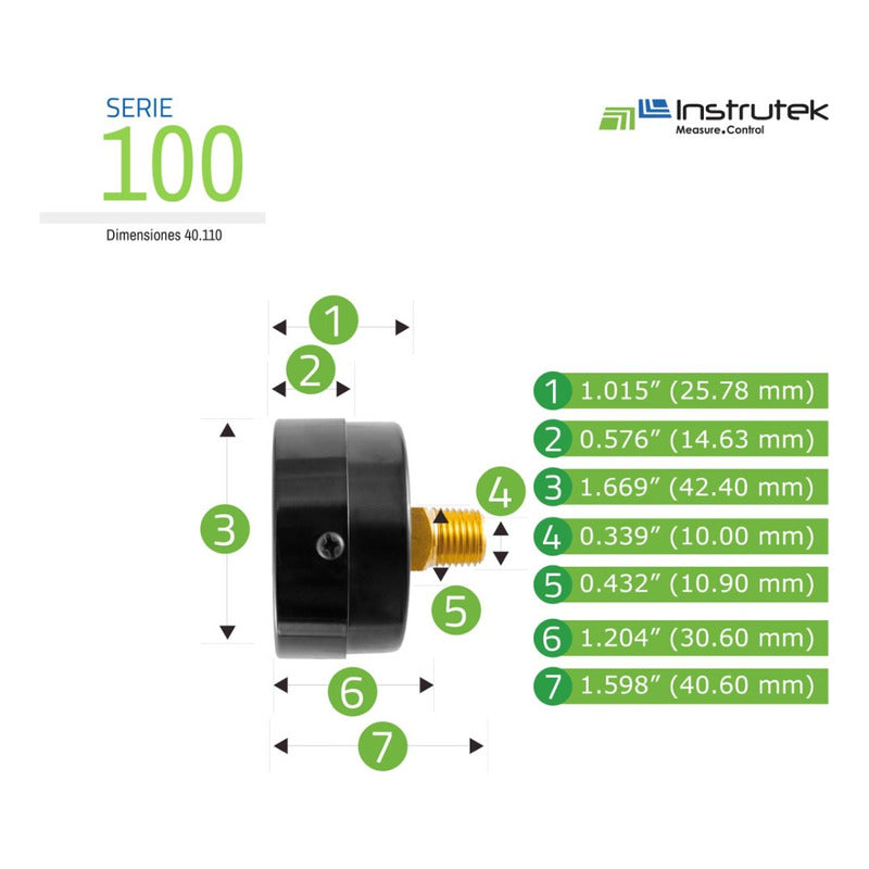 Manómetro Para Compresor Carátula 1.5 , 160 Psi (aire, Gas)