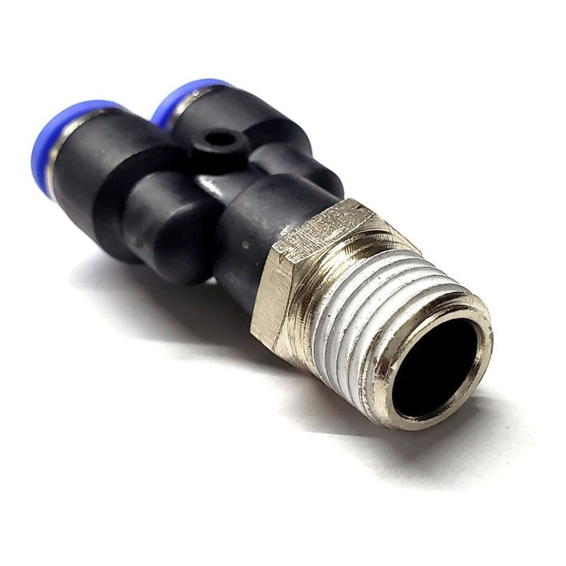 5 Pz De Conector/racor Rápido Neumático Yee 1/4 Npt X 6mm