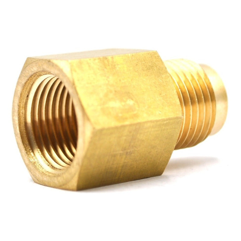 Conector Hembra En Latón 3/8  Npt X 3/8  Flare 5 Pz