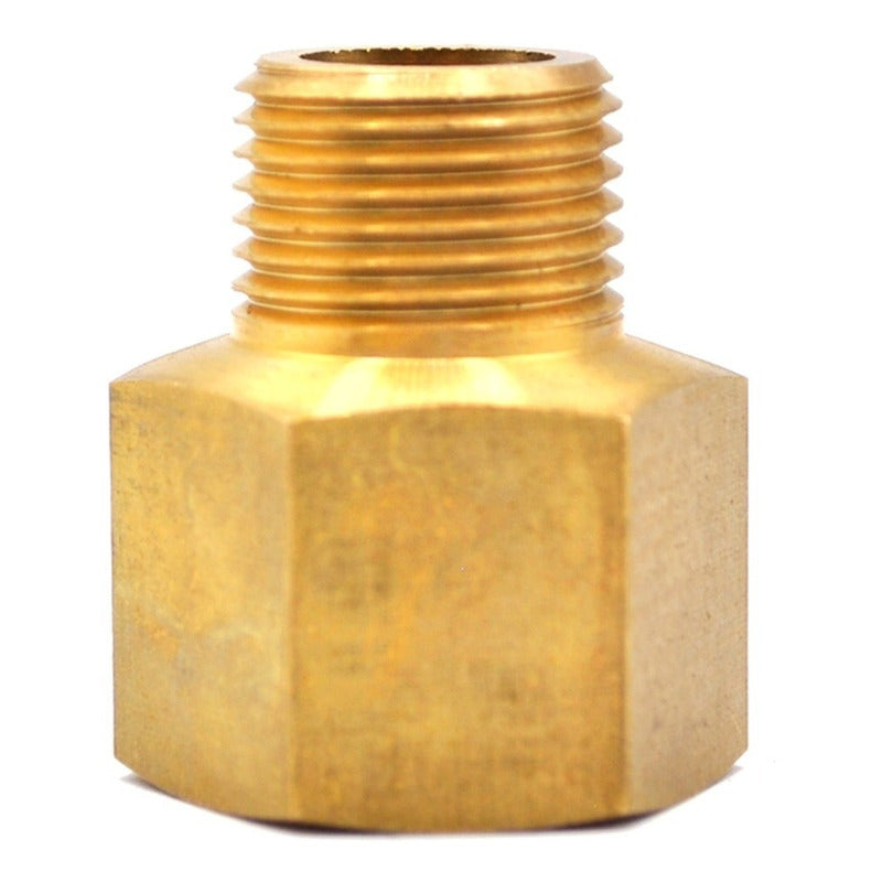 Adaptador Fabricado En Latón De 1/2 Npt A 3/8 Npt 5 Pz