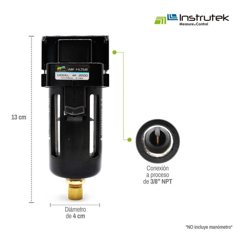 Filtro De Aire 3/8, Compresores Y Herramientas Neumáticas