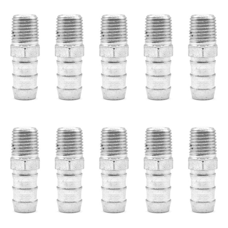 Espiga Para Mangueras Macho De 1/4 Npt X 1/2 10 Pz