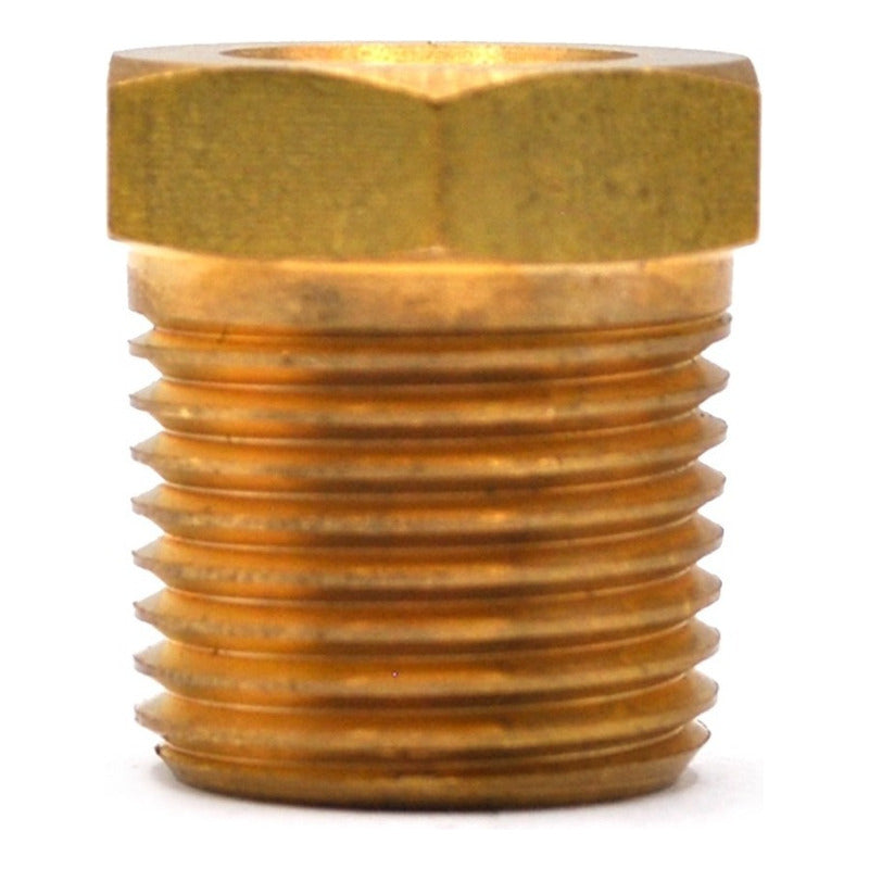 Bushing De Latón 1/4 Npt Hembra A 1/2 Npt Macho 5 Pz