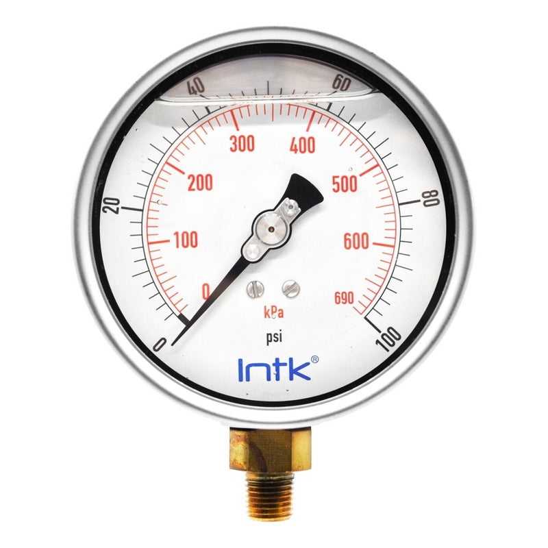 Manómetro P/industria Automotriz Y Neumática, 690 Kpa