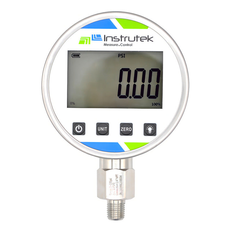 Manómetro Digital Lcd, 100 Psi + 11 Unidades De Medida