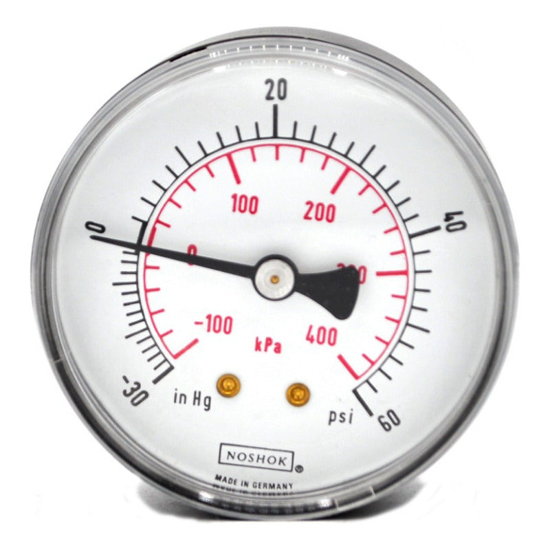 Pressure Gauge Car. 2.5 PLG -30 Inhg 60 Psi (vacuum kit)