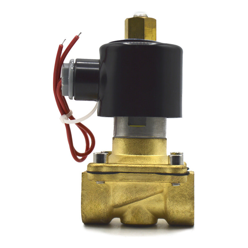 Válvula Solenoide Abierta Conexión De 3/4 220v (agua, Aire,)