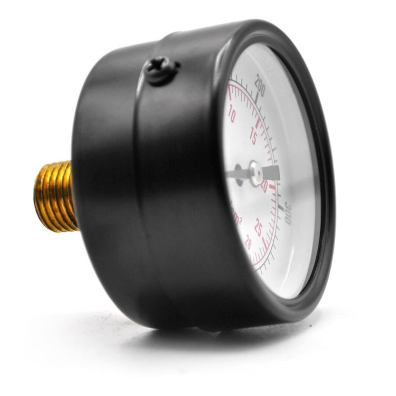 Pressure Gauge For Air Compressor 2 Dial, 400 Psi (Air, Gas)