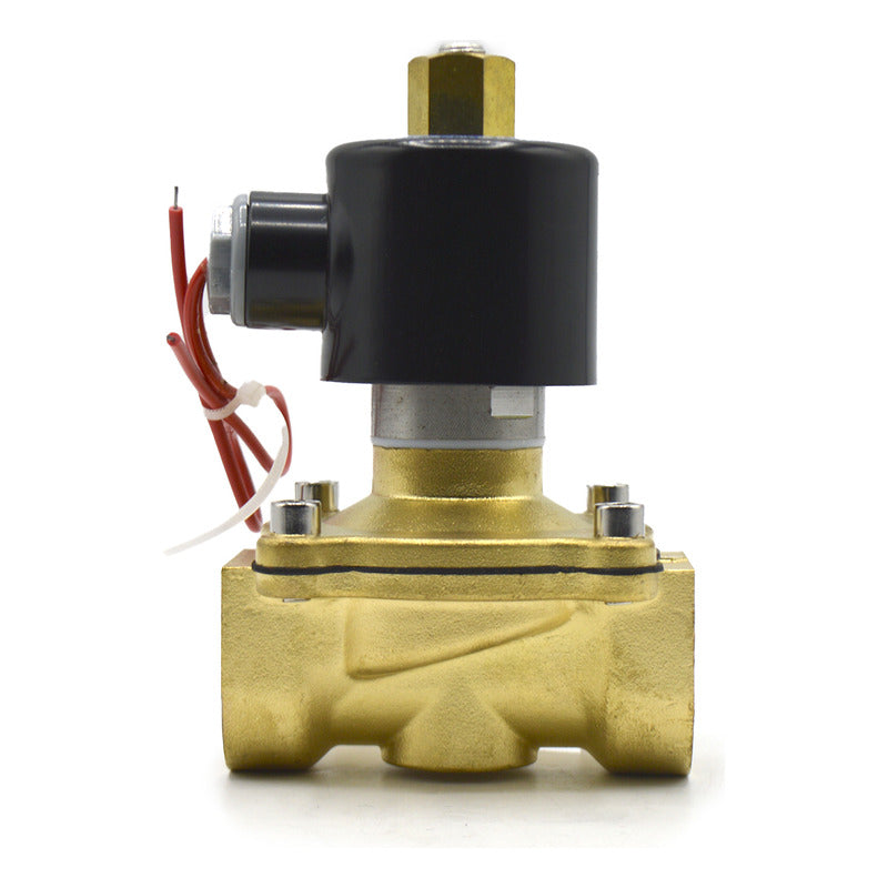 Válvula Solenoide Abierta Conexión De 1pLG 220v (agua, Aire)