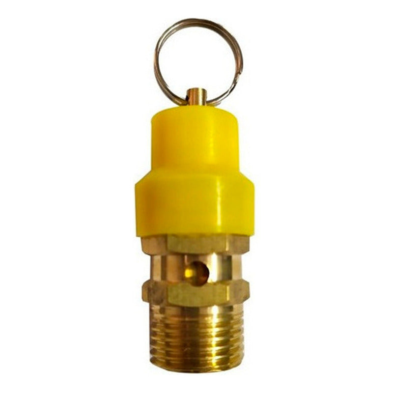 Válvula De Seguridad Para Compresor De 1/2  Npt A 120 Psi