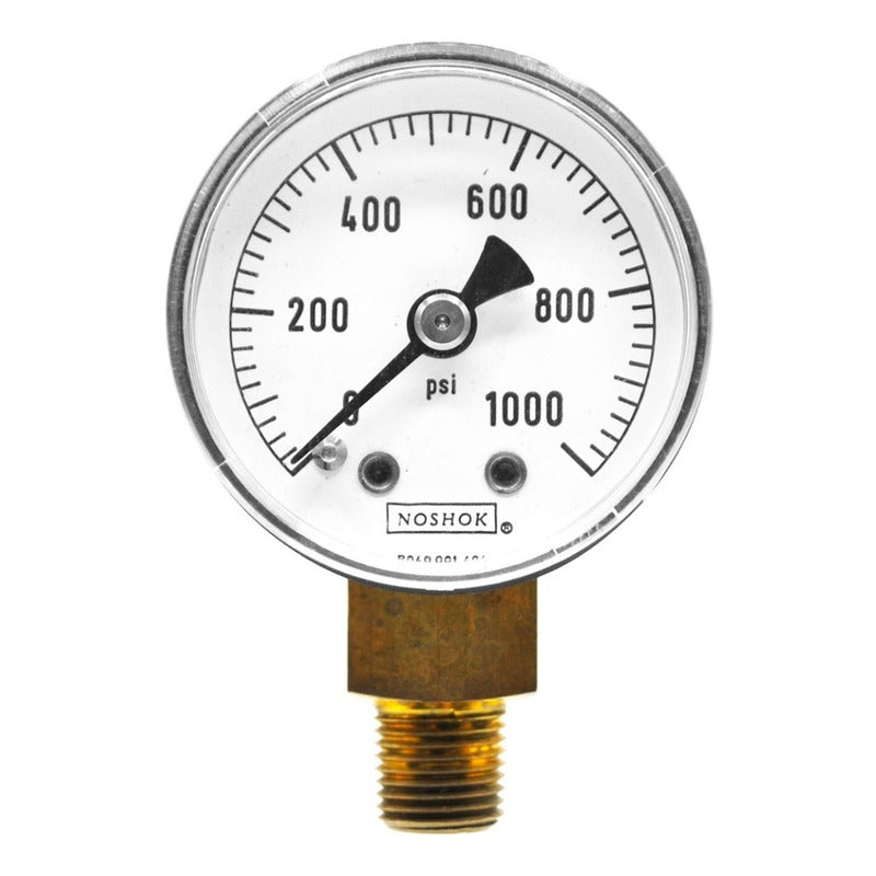 Noshok Abs Pressure Gauge for Food Processes, 1000 Psi