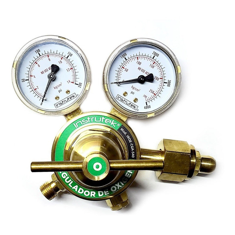 Industrial Oxygen Regulator with Relief Valve