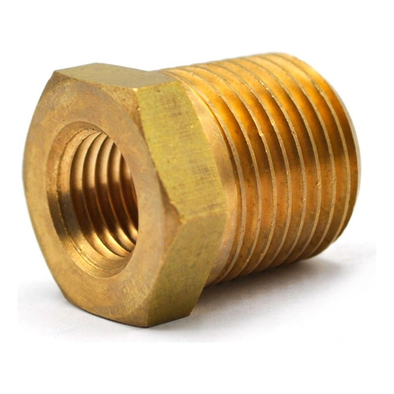 Bushing De Latón 1/4 Npt Hembra A 1/2 Npt Macho 5 Pz