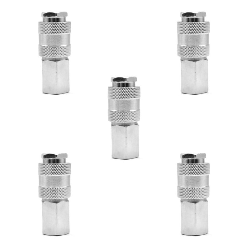 Cople Rapido Hembra De 1/4  Npt 5 Pz