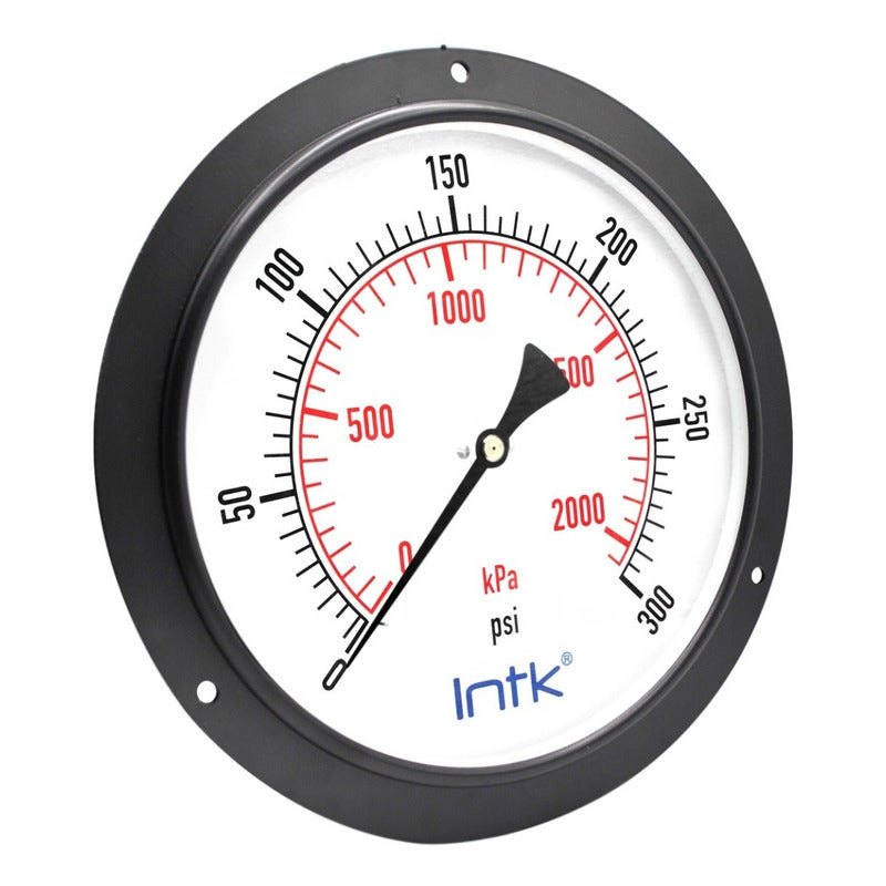 Manómetro 10 PLG Para Caldera, 300 Psi / Lectura A Distancia