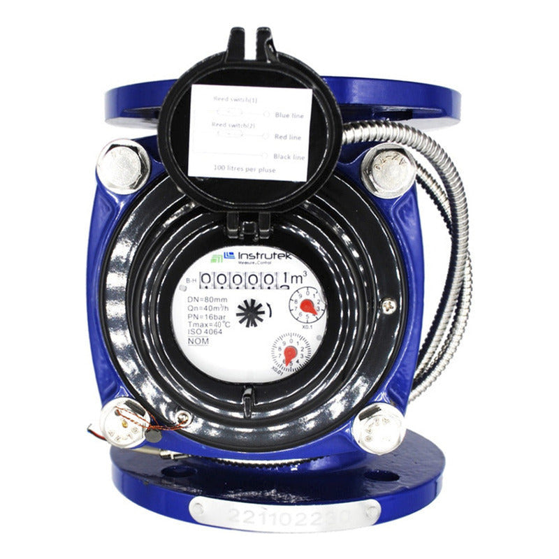 Medidor De Agua Bridado Tipo Turbina Woltman 3 PLG (80 Mm)