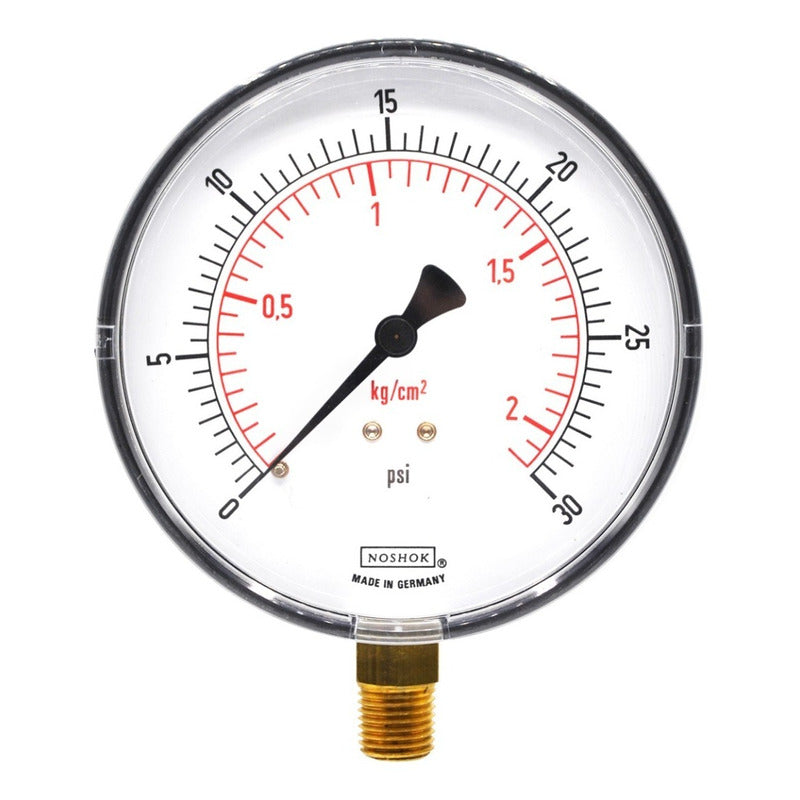 Manómetro Noshok P/procesos Alimenticios, Caja Abs, 30 Psi