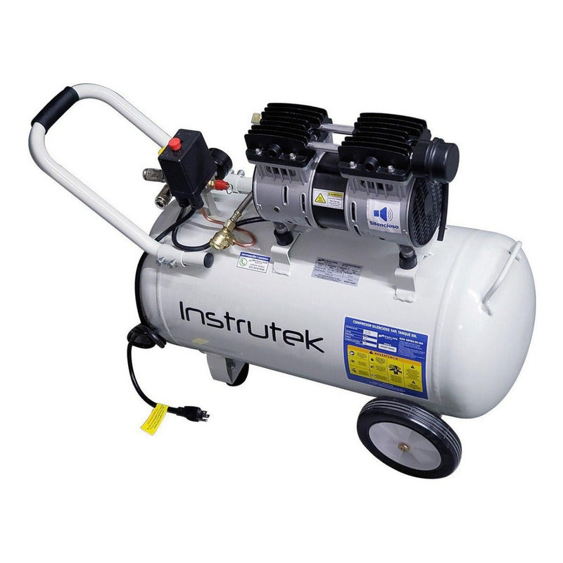 Compresor De Aire Eléctrico Portátil  Instrutek Wsof75050h 50l 1hp 127v