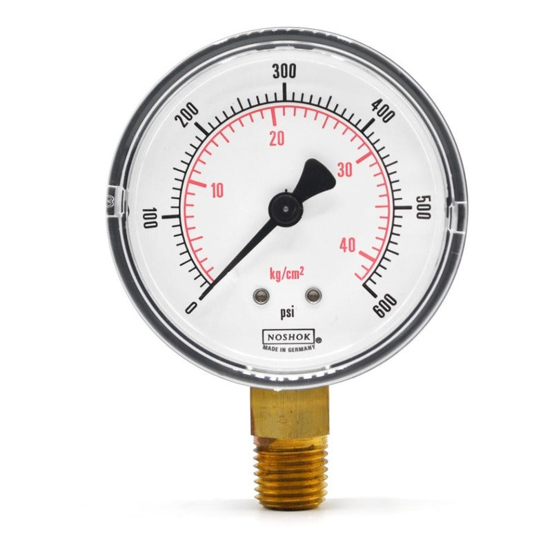 Manómetro Caja Abs Carátula 2.5, 600 Psi (bebidas/alimentos)