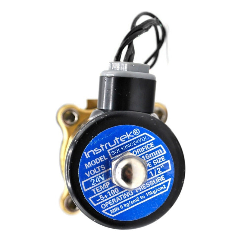 Válvula Solenoide C/ 1/2 Npt, 24v (aire, Agua)