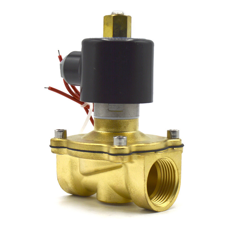 Válvula Solenoide Abierta Conexión De 1pLG 220v (agua, Aire)