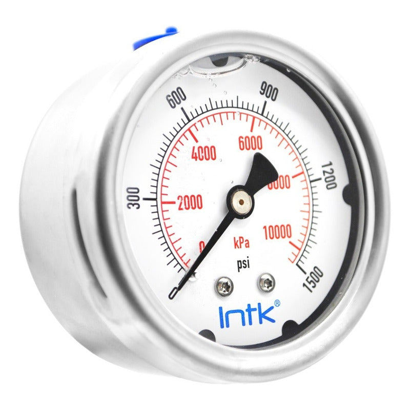 Manómetro P/procesos Hidráulicos Y Riego, 2.5 PLG 10000 Kpa
