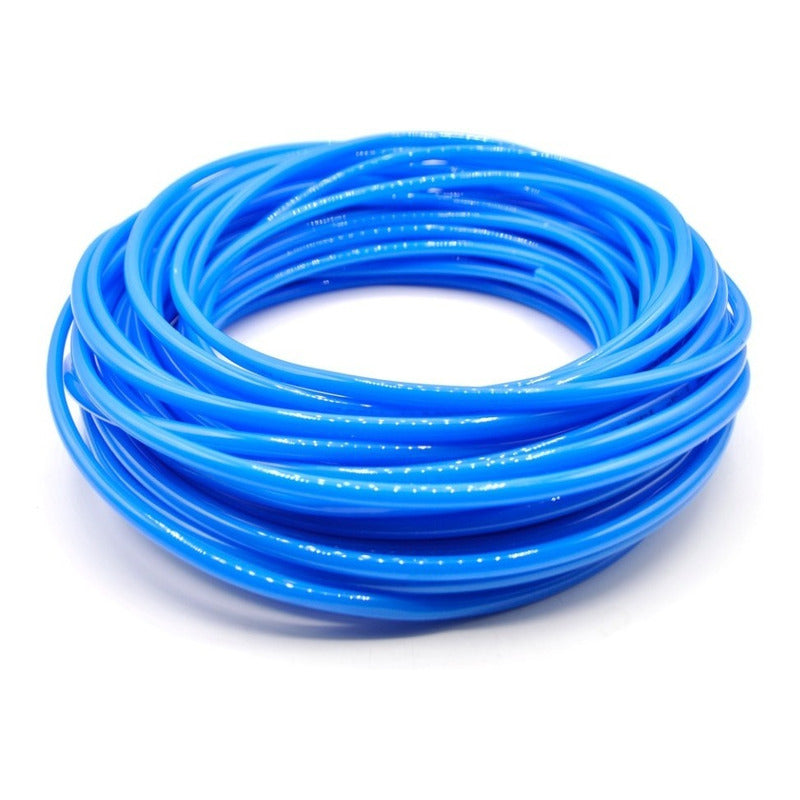 Manguera Para Aire (tubing) De Poliuretano Azul 1/4 25 Mts