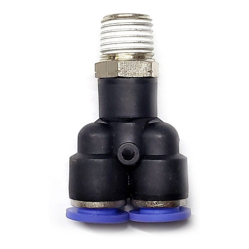 5 Pz De Conector/racor Rápido Neumático Yee 1/4 Npt X 8mm