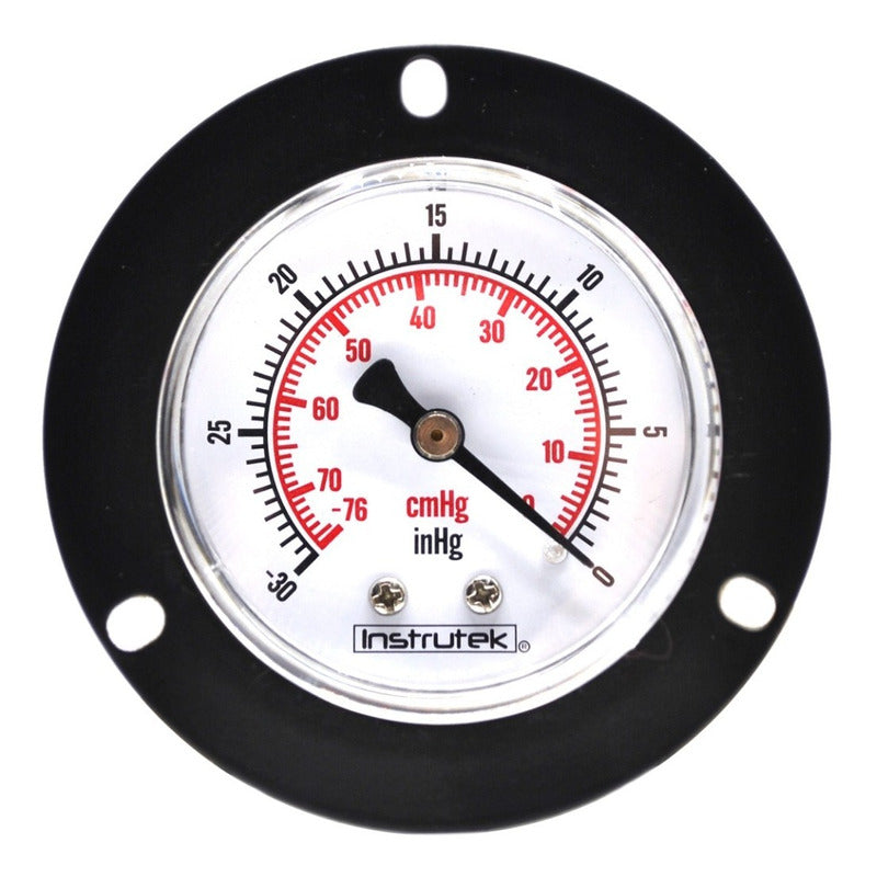 Panel Mount Vacuum Gauge, Cmhg/inhg Scale (Vacuum)